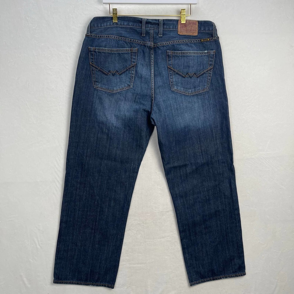 Lucky Brand 361‎ Vintage Straight Short Inseam Men's Jeans Dark Wash 38x28 - Picture 5 of 11